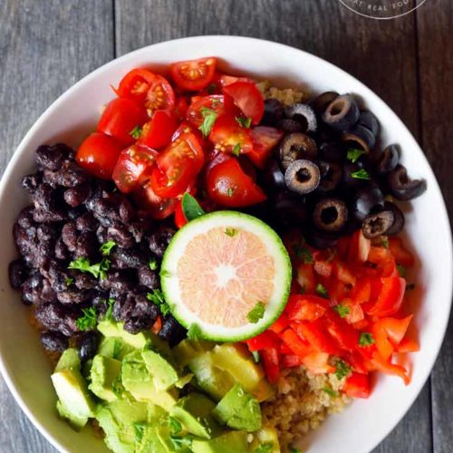 Clean Eating Southwestern Quinoa Bowl Recipe | The Gracious Pantry