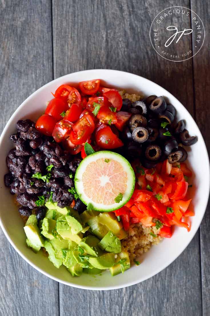 Clean Eating Southwestern Quinoa Bowl Recipe