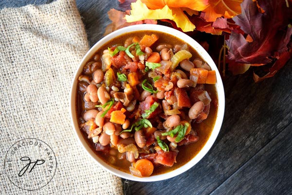 Clean Eating Sweet Potato Vegetable Chili Recipe