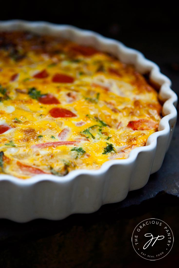 Vegetable Breakfast Tart Recipe