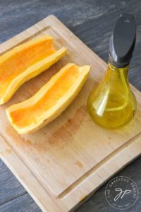 Clean Eating Roasted Maple Pumpkin Spice Delicata Squash Recipe