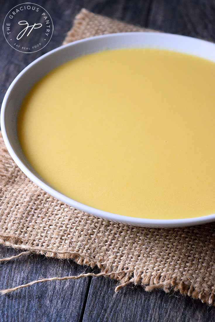 Clean Eating Buttered Crookneck Squash Soup Recipe