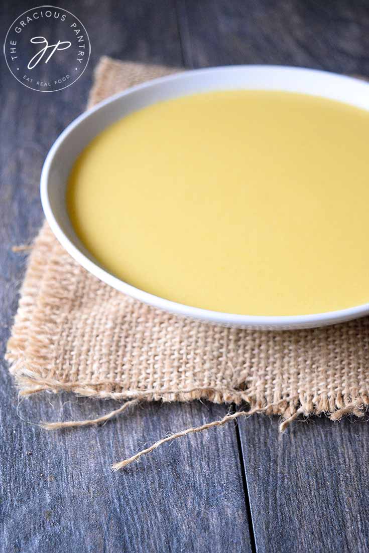 Clean Eating Buttered Crookneck Squash Soup Recipe