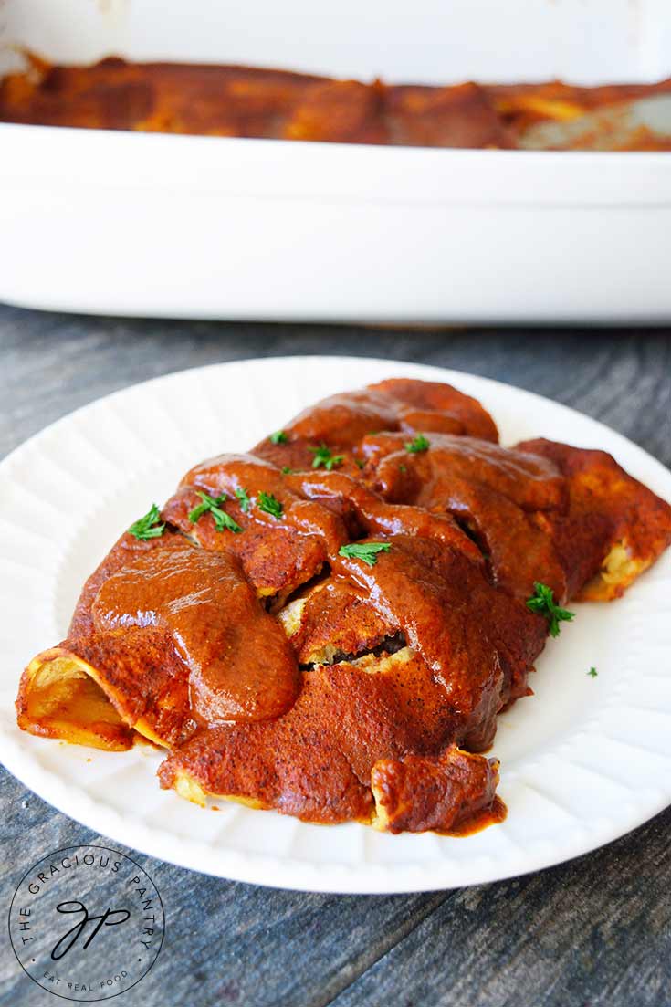 Clean Eating Black Bean Enchiladas Recipe