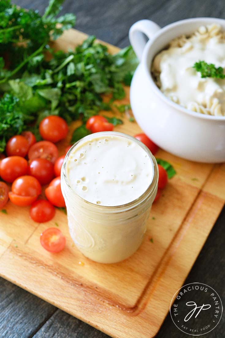 Clean Eating Cashew Alfredo Sauce Recipe