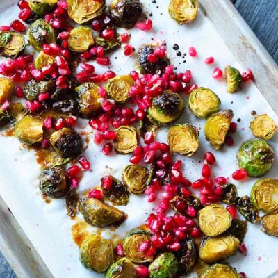 Clean Eating Maple Roasted Brussels Sprouts Recipe