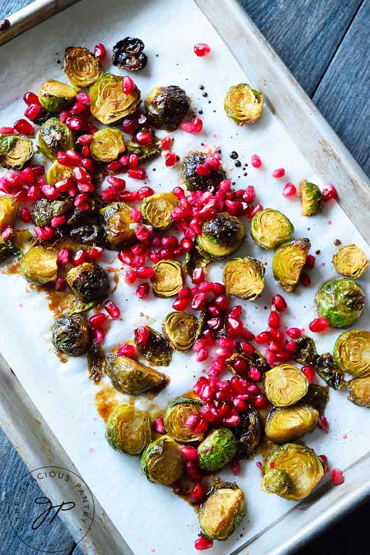 Clean Eating Maple Roasted Brussels Sprouts Recipe