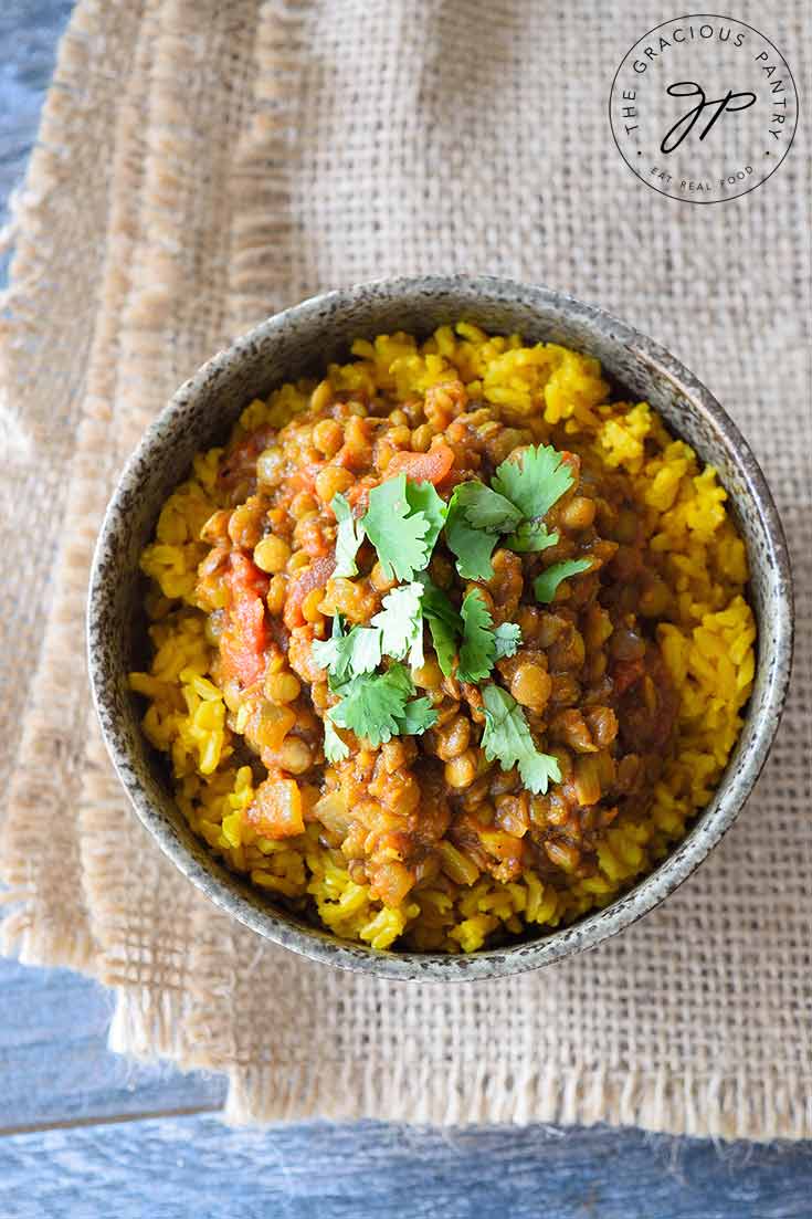 Clean Eating Brown Lentil Dal Recipe