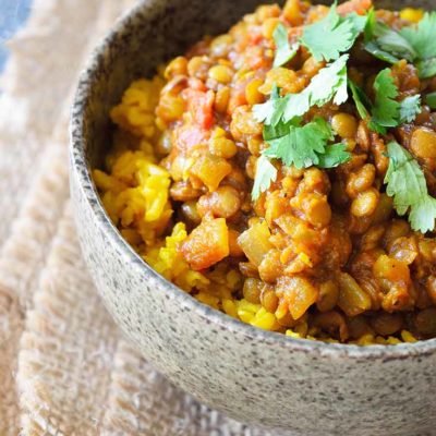 Clean Eating Brown Lentil Dal Recipe