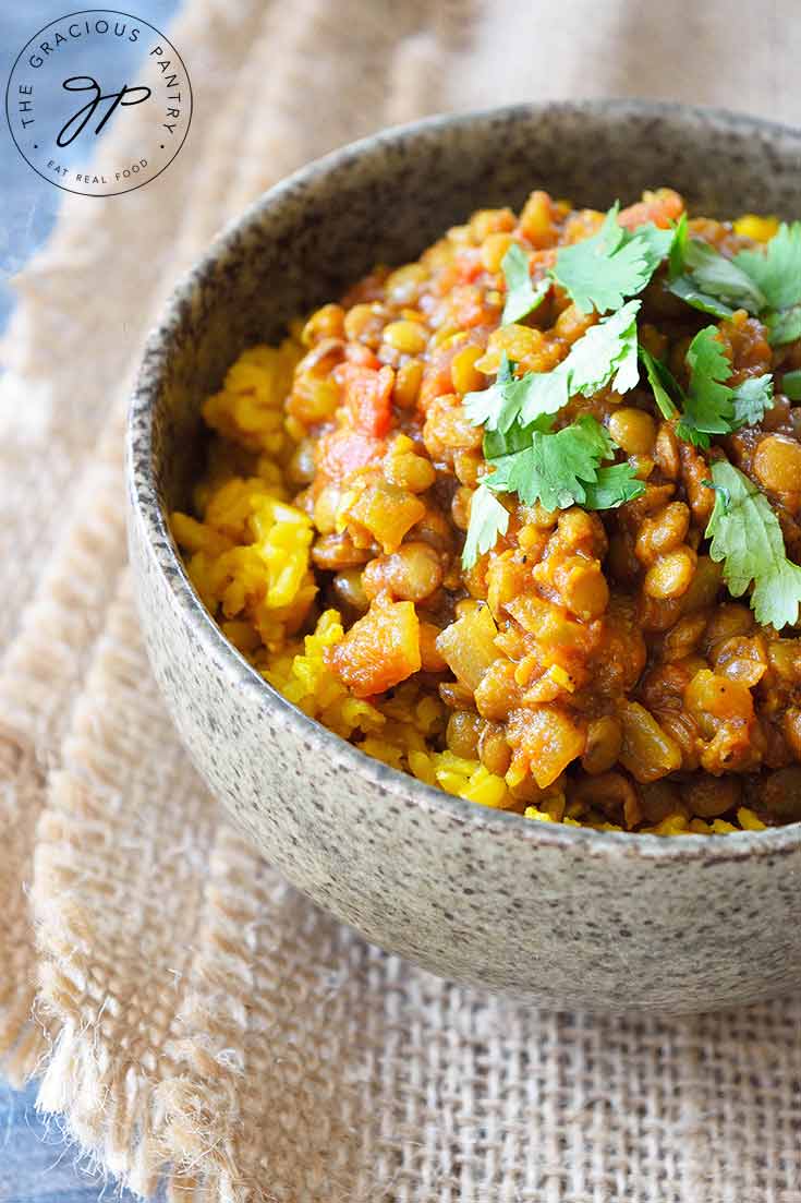 Clean Eating Brown Lentil Dal Recipe