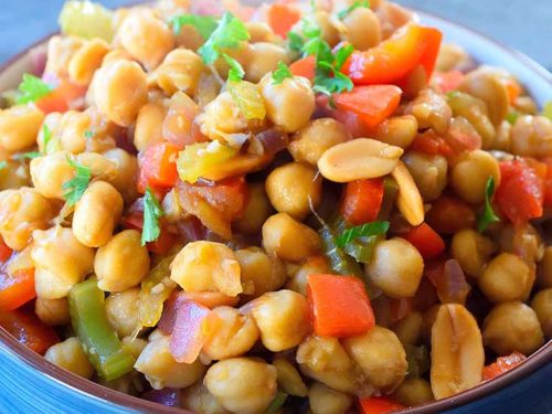 Kung Pao Chickpeas