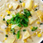 Clean Eating Instant Pot Potato Corn Chowder Recipe