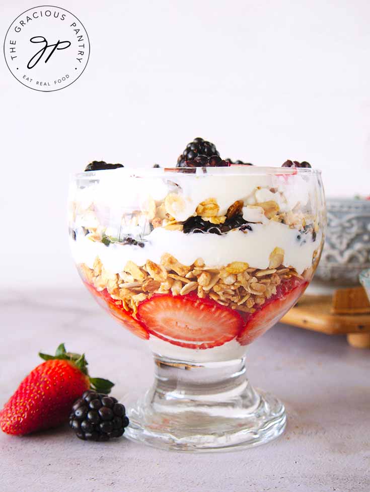 Finished Berry Trifle.