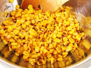 Remove corn from pan and transfer to a large mixing bowl