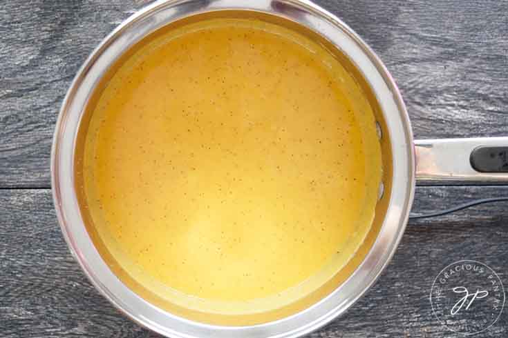 The finished Nacho Cheese Sauce Recipe