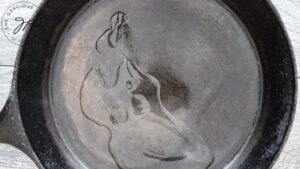Warming oil in a skillet