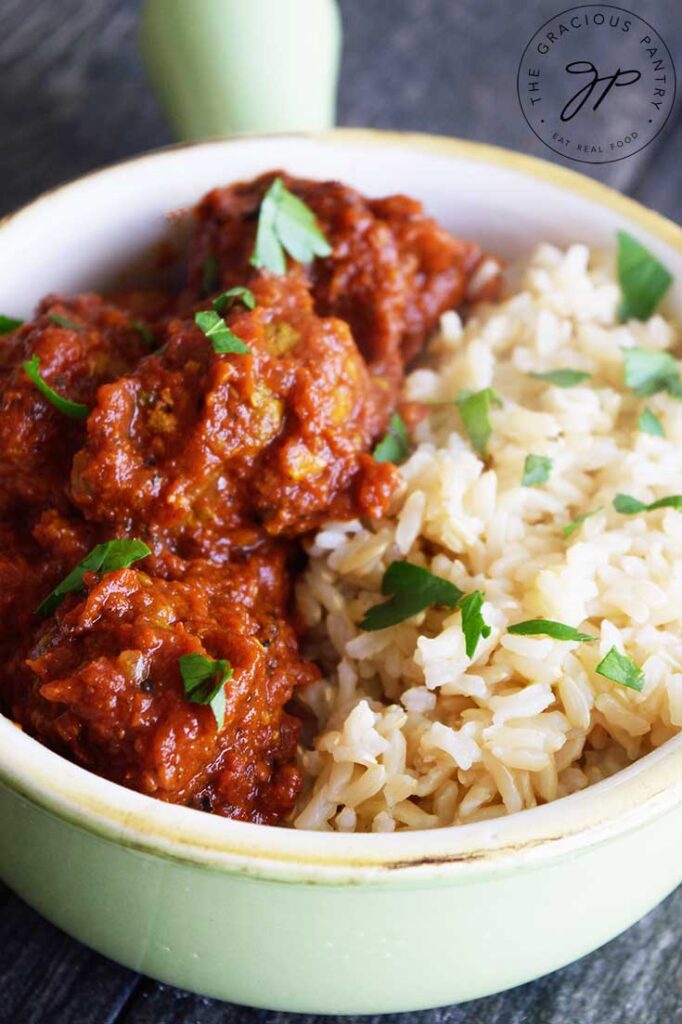 An up close shote of this Kofta Curry Recipe.