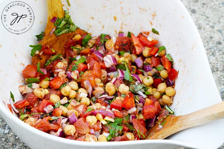 Chickpea Salad Recipe - | Healthy Bean Salad