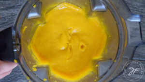 Just blended kabocha squash puree in a blender.