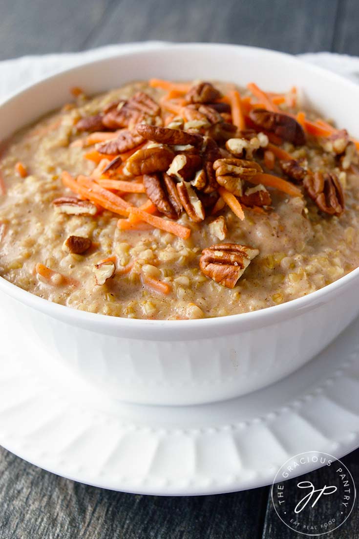 Carrot Cake Oatmeal Recipe