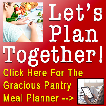 Sidebar Ad For The Gracious Pantry Meal Planner Tool