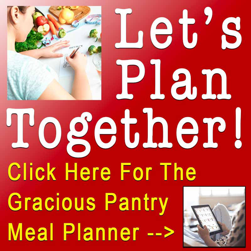 Get more information about the Gracious Pantry Meal Planner