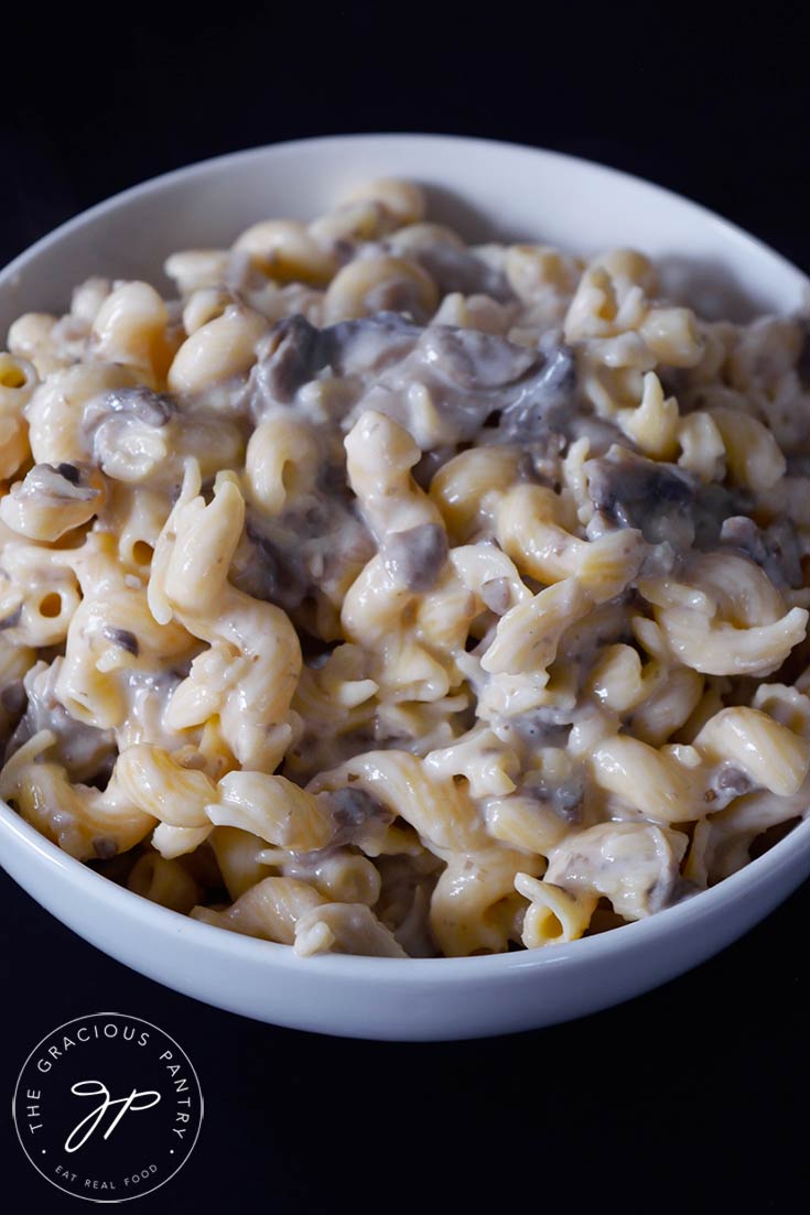 Creamy Garlic Mushroom Pasta Recipe