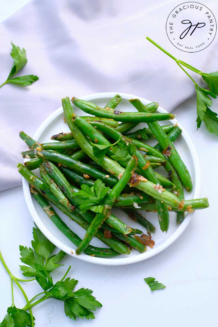 Garlicky Green Beans Recipe