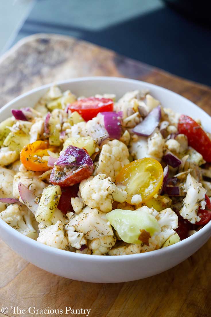 Cauliflower Salad Recipe + 7 Creative Ways To Use Cauliflower In Your Cooking