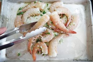 Sheet Pan Garlic Butter Shrimp - Keto Cooking Christian