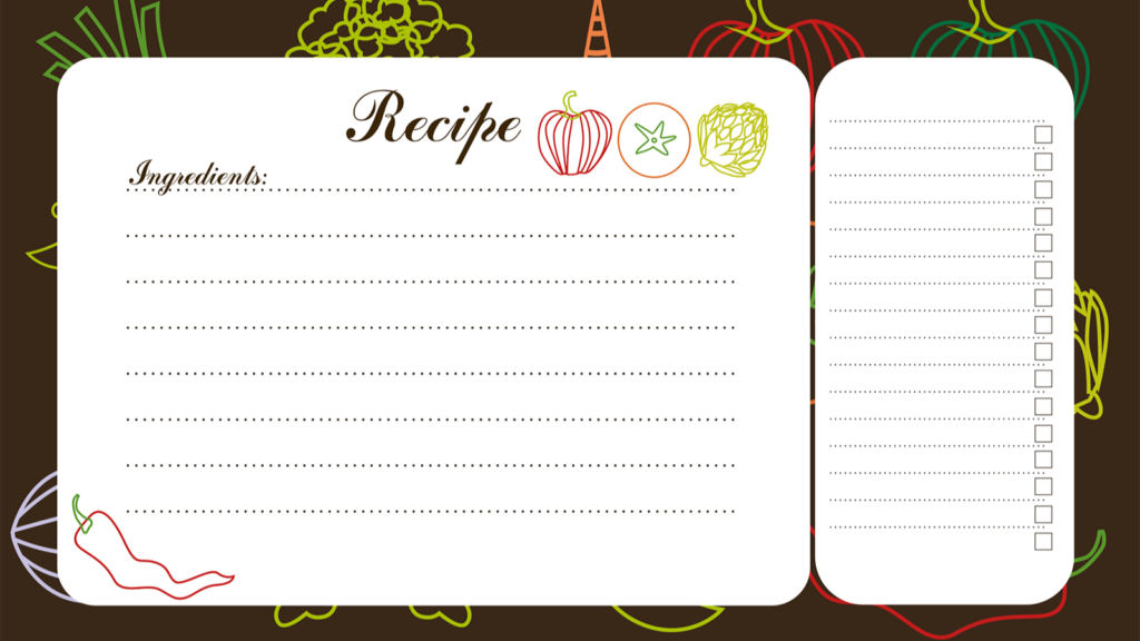 Image of a recipe card.