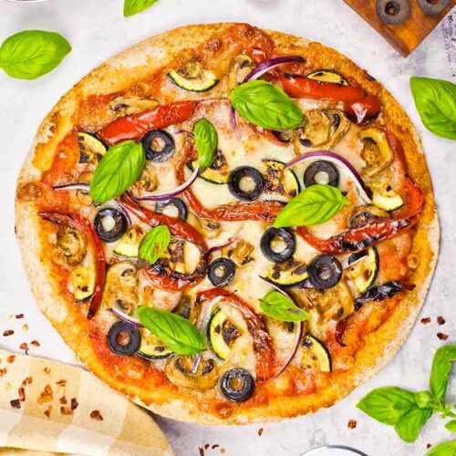 Veggie Pizza Recipe | The Gracious Pantry