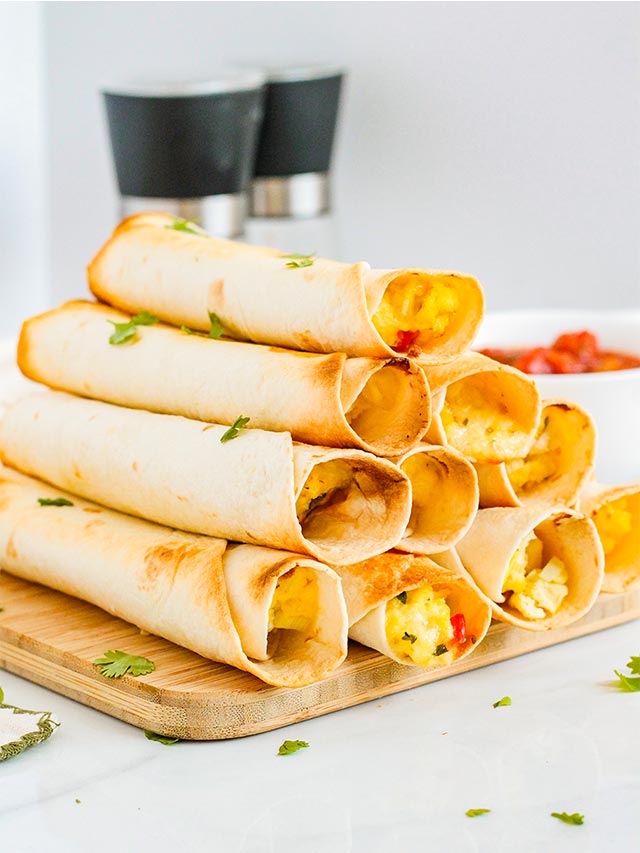 Healthy Breakfast Taquitos