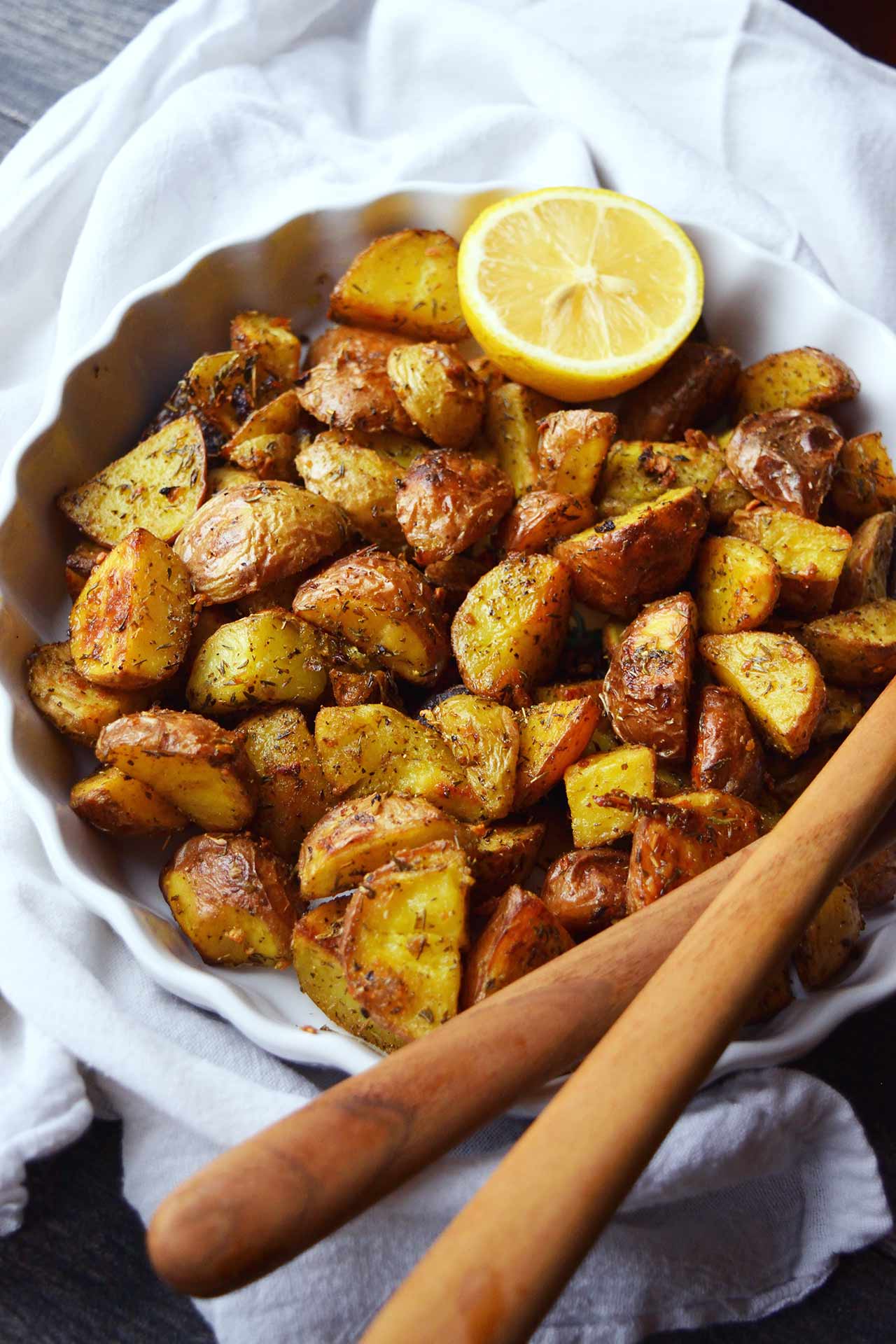 Lemon Garlic Potatoes Recipe