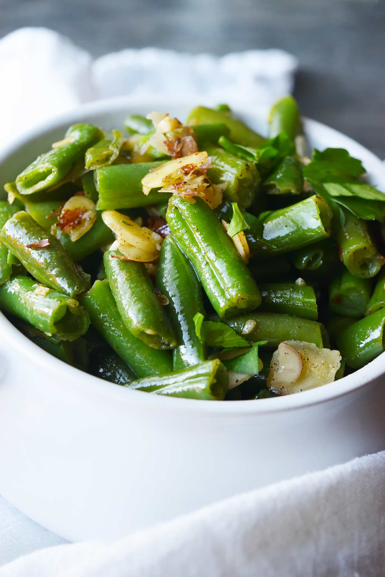 Sautéed Green Beans With Almonds Recipe