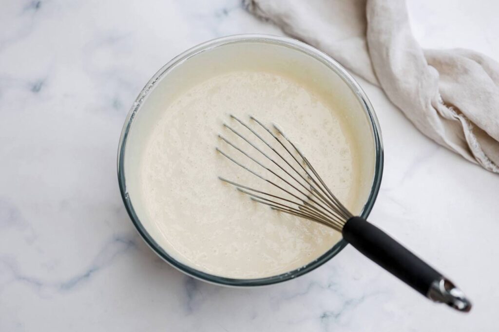 Air fryer pancake batter.