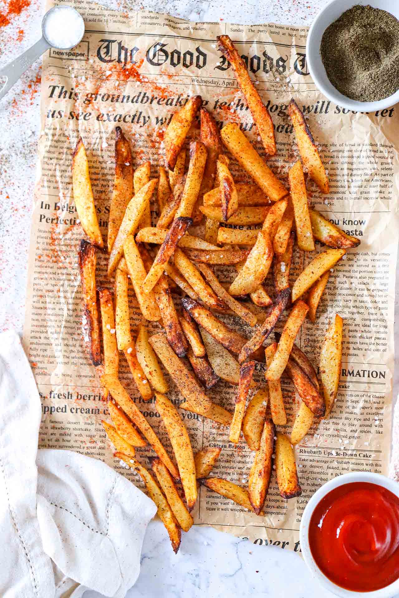 Seasoned Air Fryer French Fries Recipe