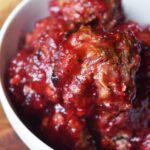 Cranberry Glazed Turkey Meatballs Recipe
