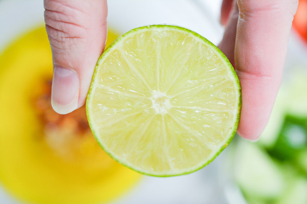Half a lime.
