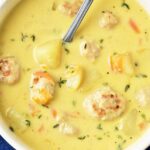 Cozy, Creamy, Turkey Meatball Soup Recipe