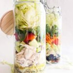 Mediterranean Detox Chicken Salad Jar (High Protein, No-Heat Options, Meal Prep Friendly)