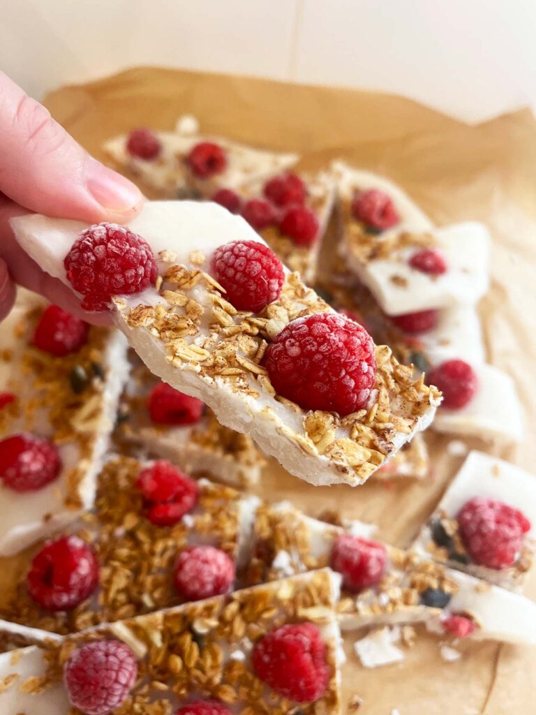 Image of yogurt bark from the eCookbook, Snacks That Won't Ruin Dinner - Volume 1