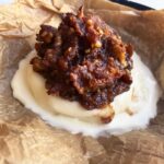 Baked Brie With Spiced Date & Walnut Topping | A Cozy Holiday Appetizer (Vegan + Non-Vegan Options)