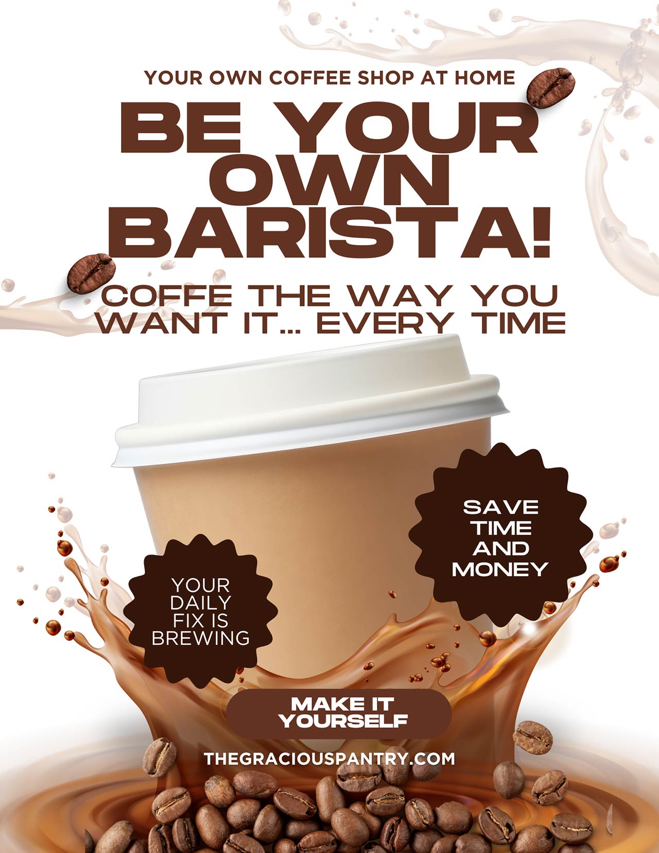 Front cover of the Home Barista Guide.